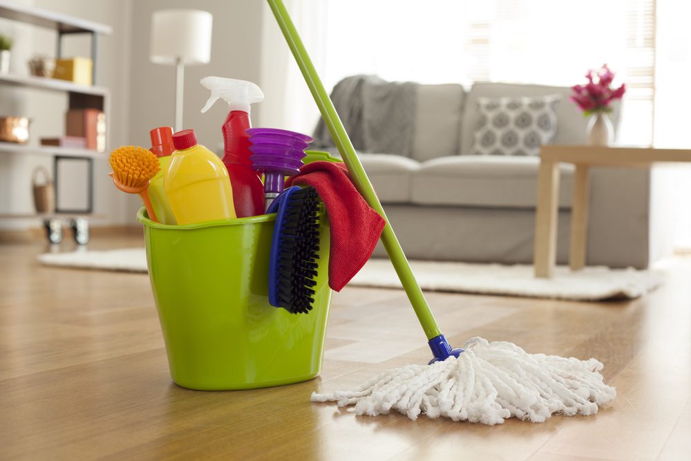 Clean having guests