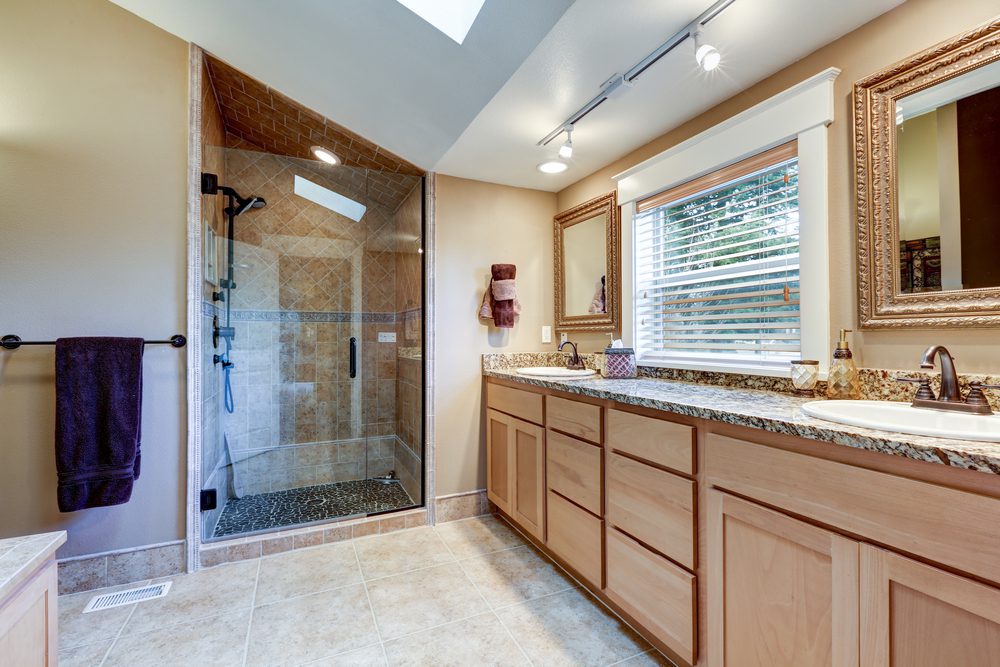 walk-in shower