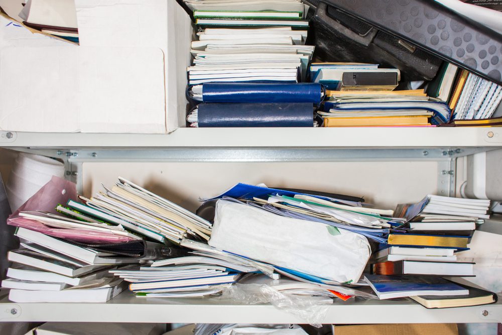 decluttering for winter