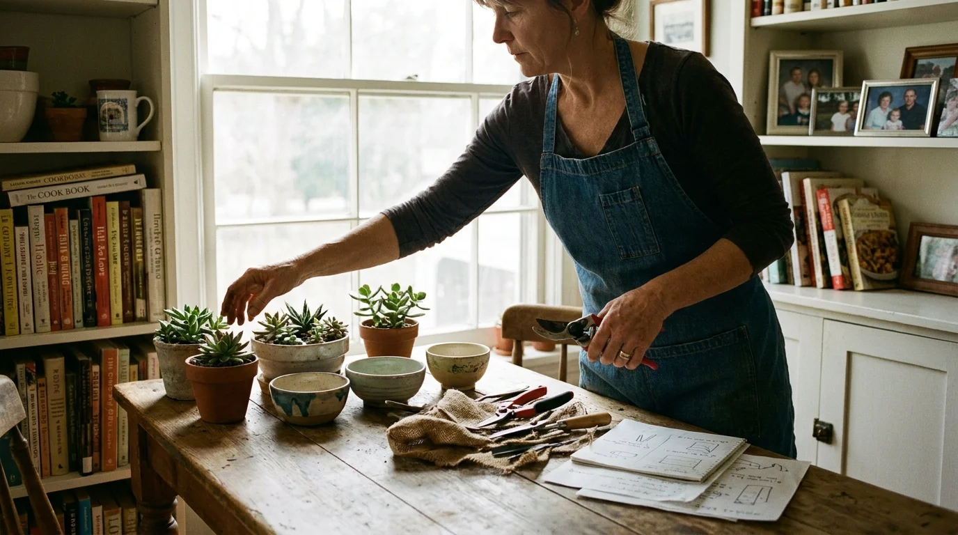 Editorial photograph illustrating: Process and Styling