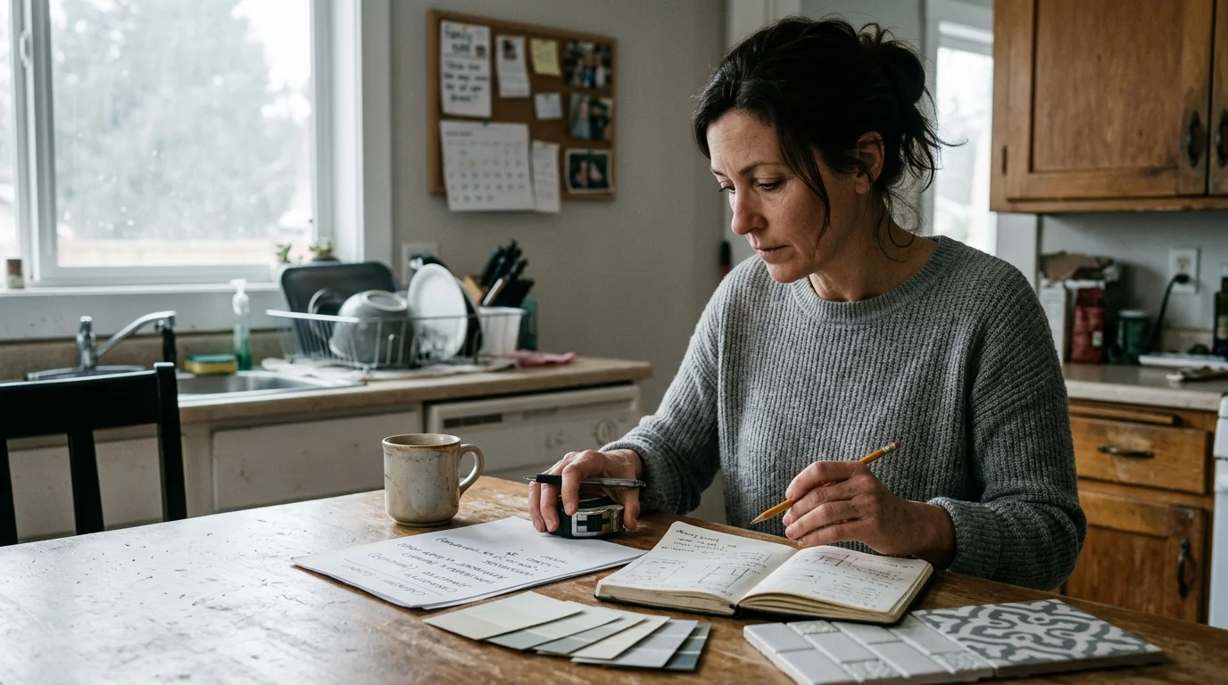 Editorial photograph illustrating: Planning Snapshot: Gauging Your Kitchen Renovation Scope